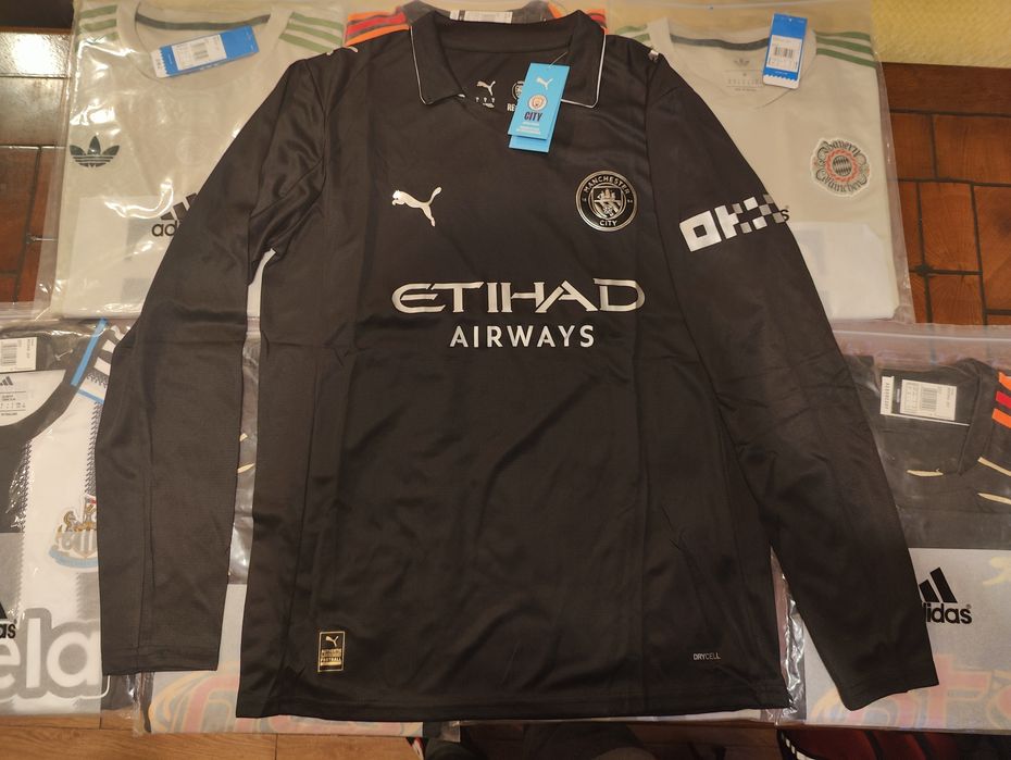 Футболен екип Manchester City с дълъг ръкав 25/26 Away