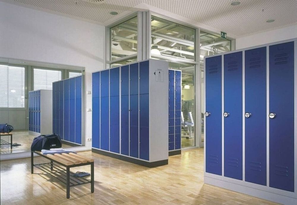 Шкафы для раздевалок металлические Практик