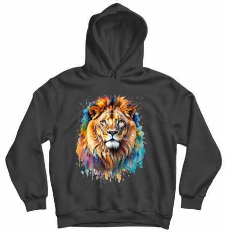 Суитшърт  - акварелен лъв