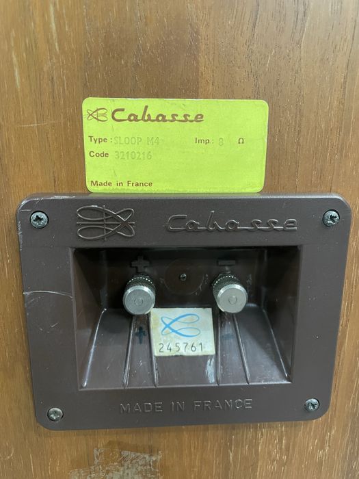 Boxe cabasse sloop m4 suspensii noi panza noua recap la filtru