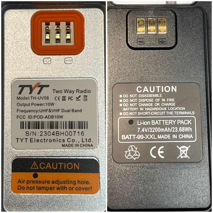 Радиостанция TYT TH-UV58 USB C последен модел 2025 walkie radiostation