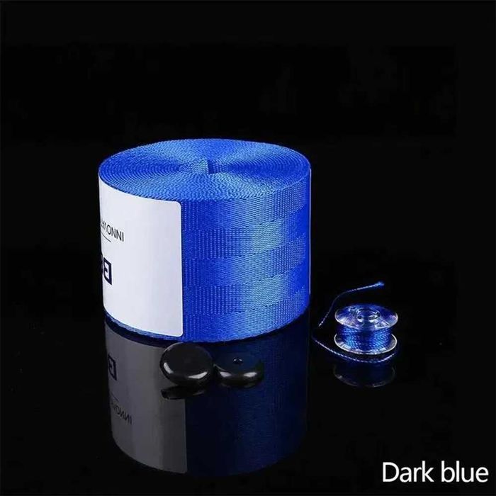 Универсални цветни ленти за предпазни колани 3.6 метра - 5 цвята.