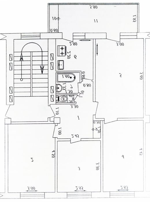 Юнусабад 4, 4/2/4 КиРпИч Неторец Балкон 6 на 2 Средний Ремонт