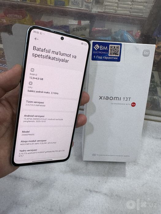 Xiaomi 13 T 16/256 GB srochna sotladi