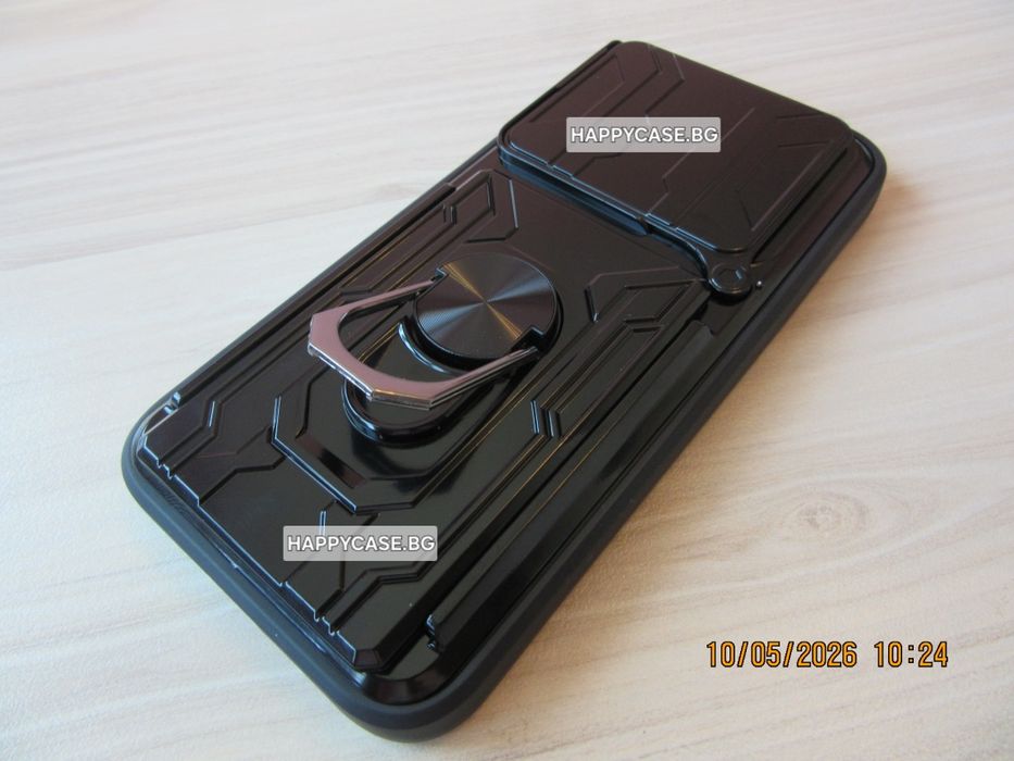 Xiaomi Poco X8 Pro 5G / RING CARD SLOT Удароустойчив кейс гръб със слот за карта и ринг