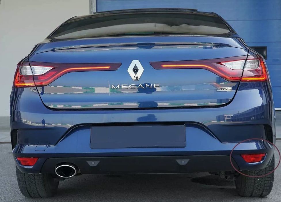 Заден десен халоген за мъгла, Renault, Megane IV 4 Седан, Без фасунга