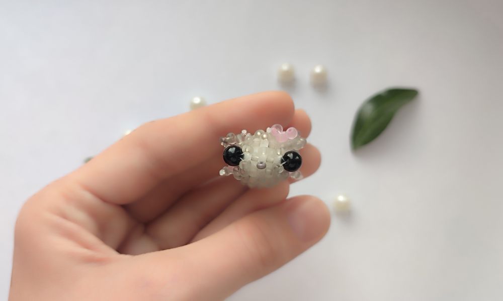 Амигуруми брелки из бисера:) (читайте описание)