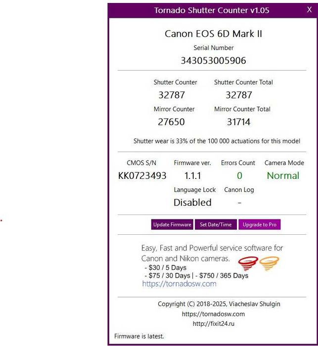Aparat foto Canon 6D Mark II + blitz  (oferta)