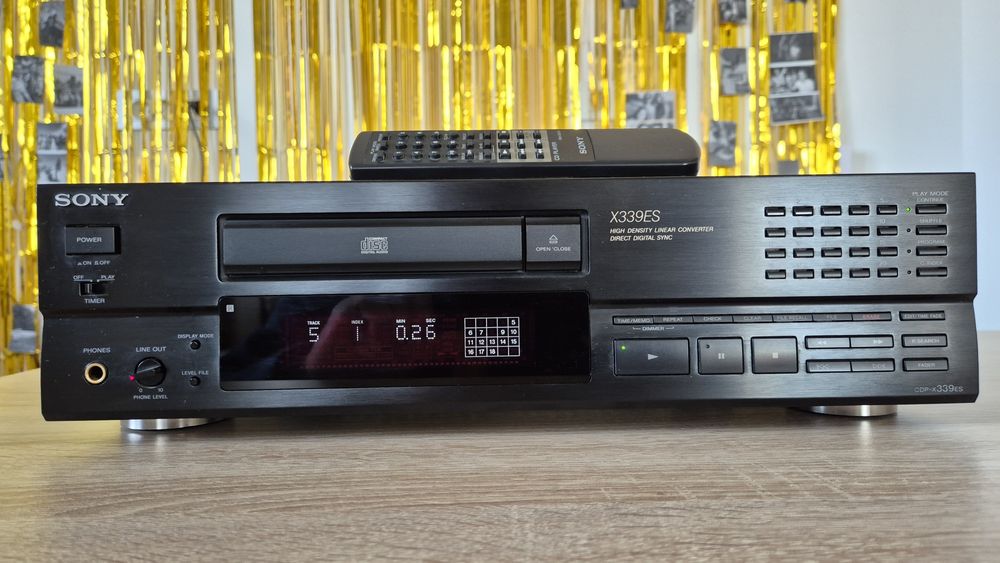 Sony CDP-X339ES - CD Player High-End din gama  Elevated Standard