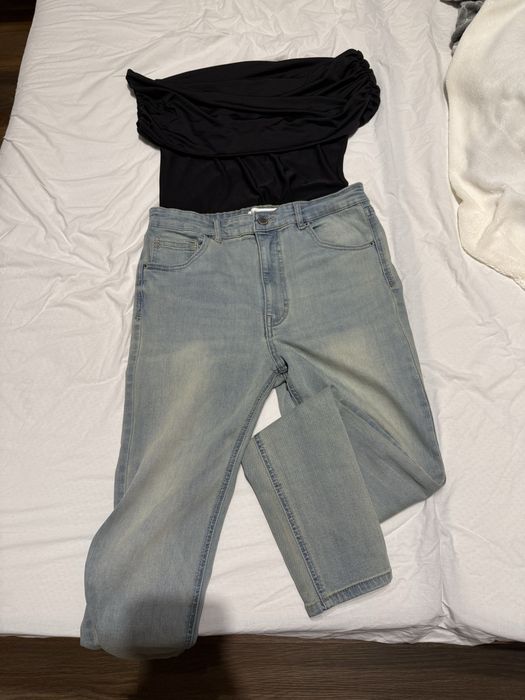 Комплект дънки и блуза