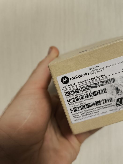MOTOROLA Edge 50 Pro 5G, 512GB, 12GB RAM, Dual SIM, Sigilat