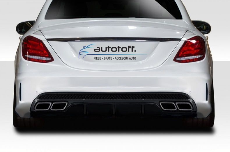 Difuzor bara spate Mercedes W205 C-Class (14-18) AMG Design