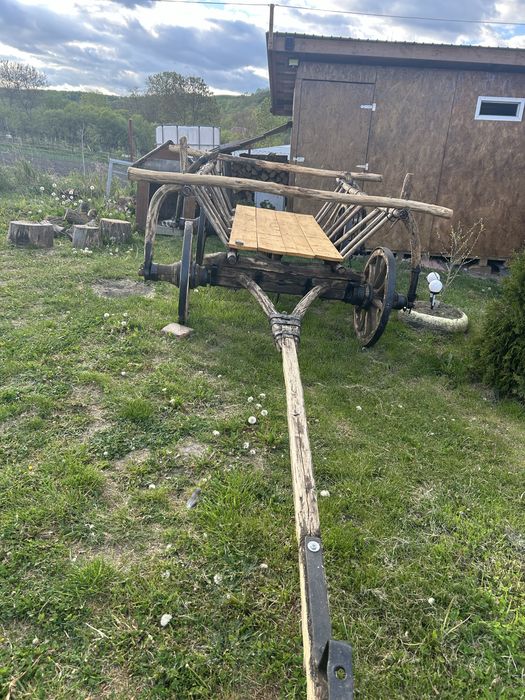 Car de lemn gradina (car de boi)