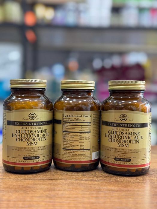 Solgar Glucosamin Hyaluronic Acid Chondrotine MSM 60 tab