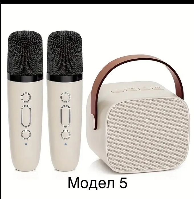 Детско караоке/тонколонка с два микрофона/блутут колонка