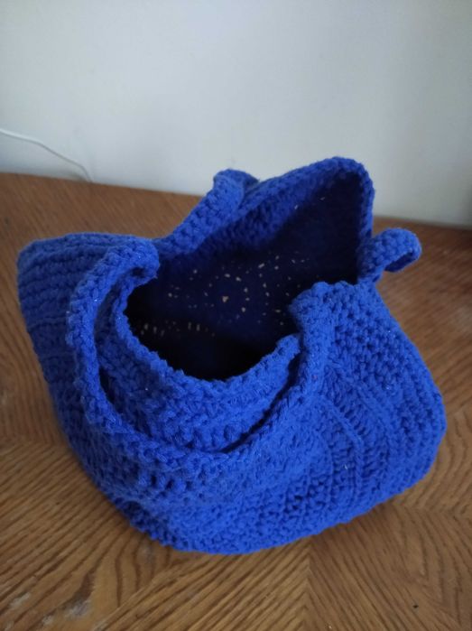 Geanta crosetata macrame