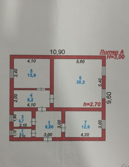 Продается дом 3-ком