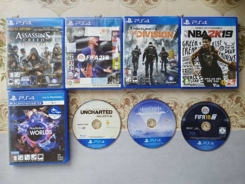 PS4 uchun orginal disklar