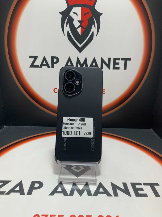 Zap Amanet Vitan - Honor 400 - Black - 512GB