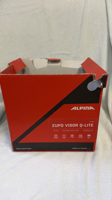 Casca de ski copii Alpina Zupo Visor Q-lite 51-55cm