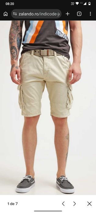 Pantaloni scurti cargo indicode jeans.noi