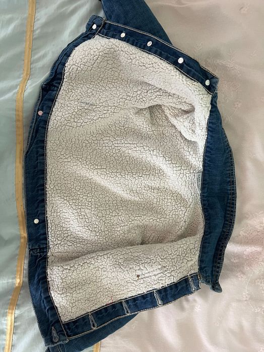 Детска дънково яке яке 98 см