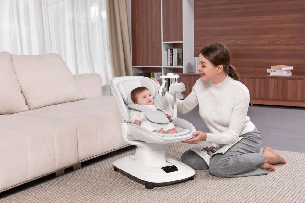 Люлька шезлонг качалка