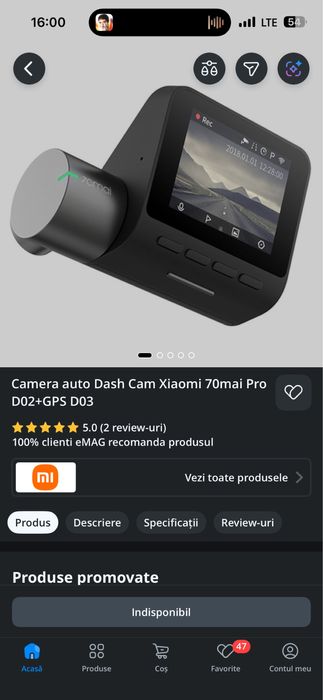 70mai Smart DashCam Pro