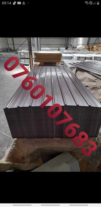 Tablă cutata colorată