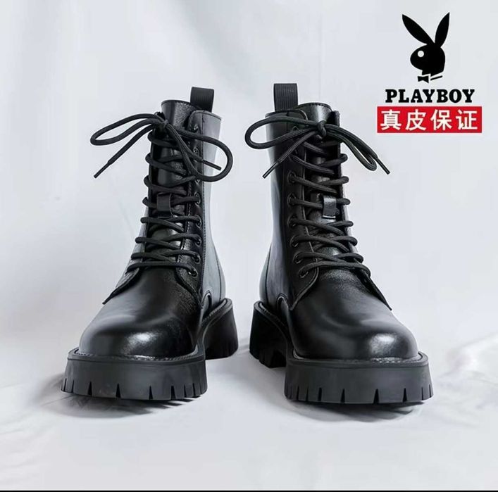 Кожаные зимние берцы. Унисекс.