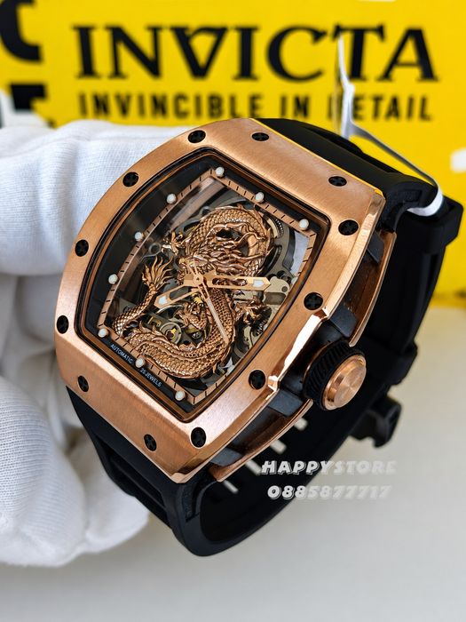 INVICTA Dragon Rose Gold automatic 42 mm, Инвикта нов мъжки часовник
