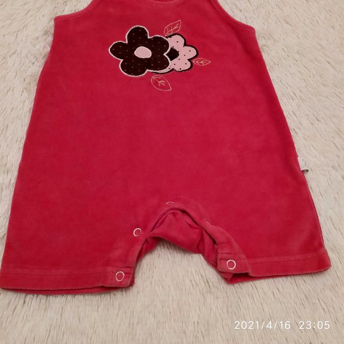 Комбинезон песочник велюровый. д523