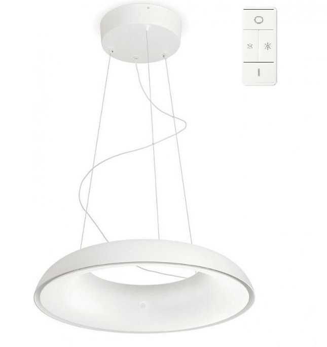 LED пендел Полилей димируем Zigbee смарт Черен Бял с дистанционно