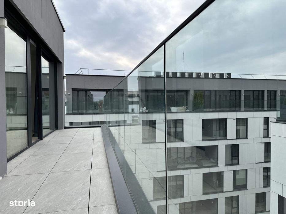Penthouse de inchiriat in WIN Herastrau | 5 cam | Terasa panoramica |