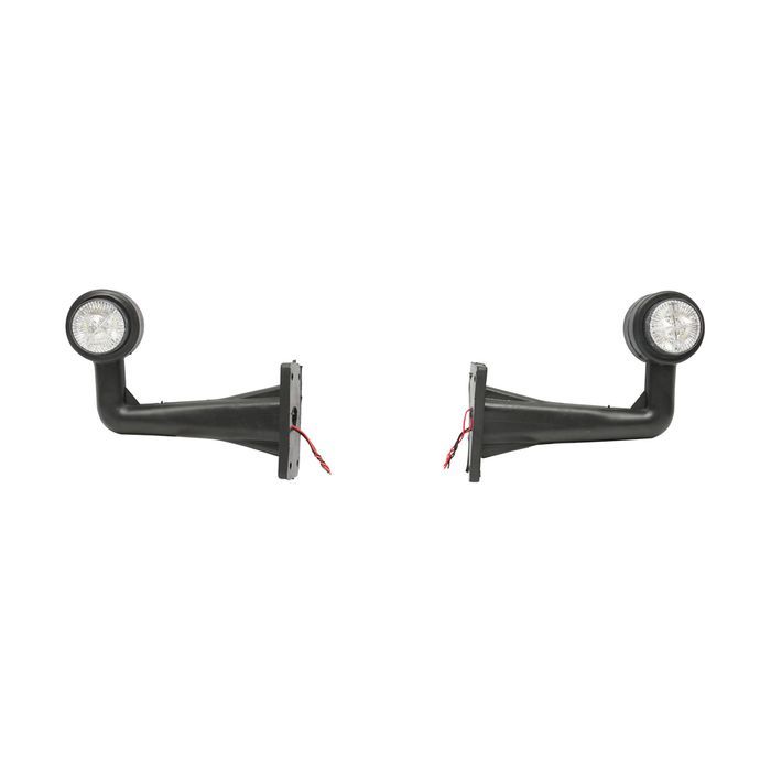 Lampi laterale de gabarit cu LED 12/24V, rosu-alb Breckner Germany