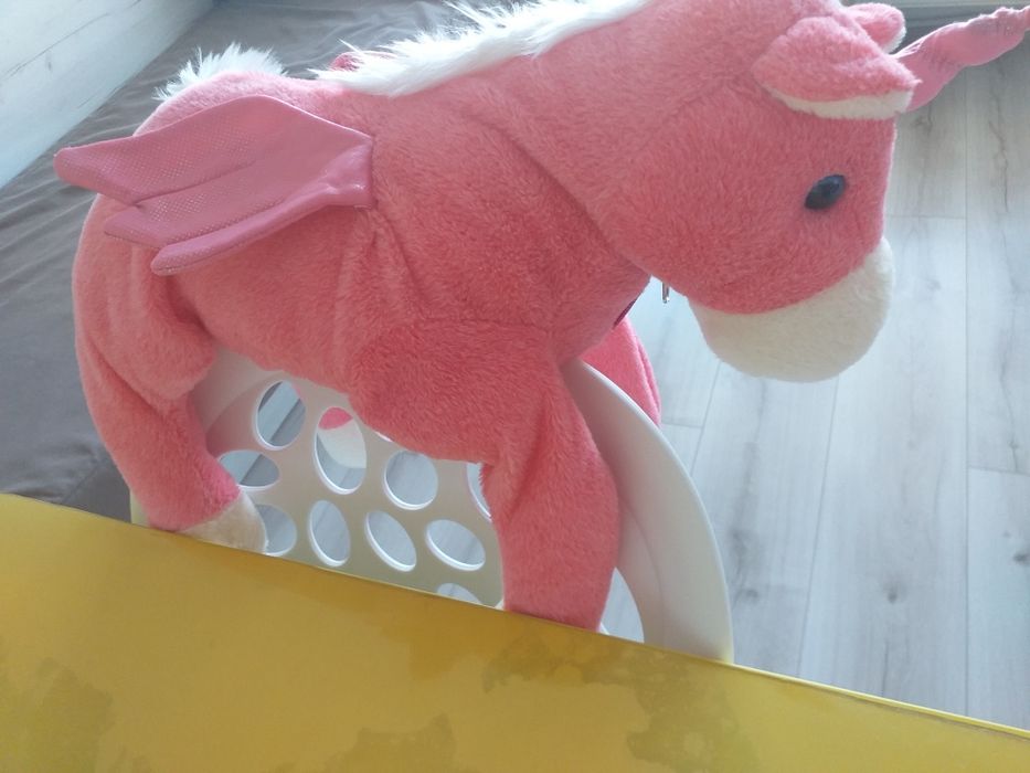 Плюшен Розов Еднорог
