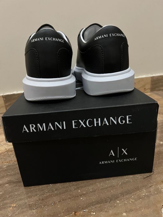 Кожени маратонки Armani Exchange