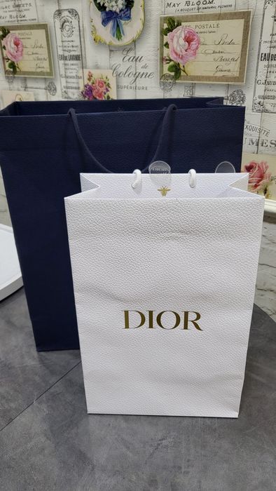 Брендовые пакеты Dior оригинал. Подарочные пакеты