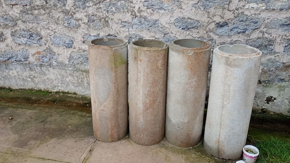 4 tuburi beton diametrul 35 cm lung. 1 m