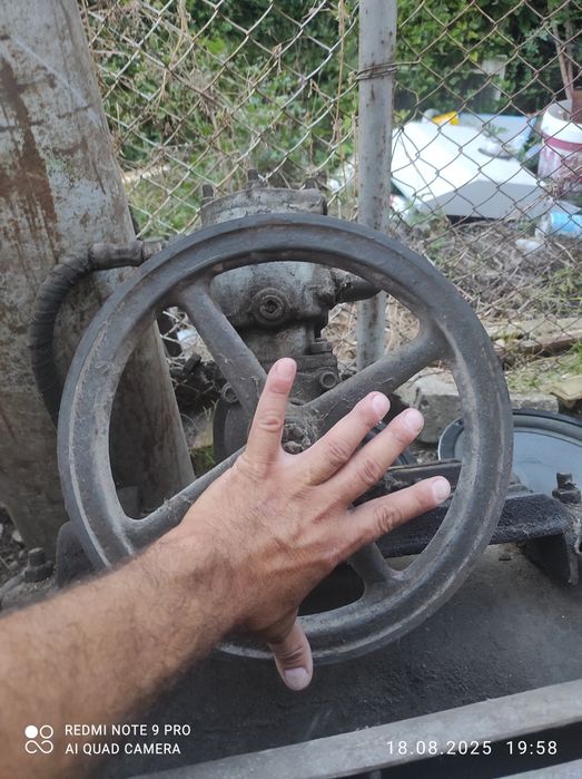 Компресор без ел.двигател самоделка