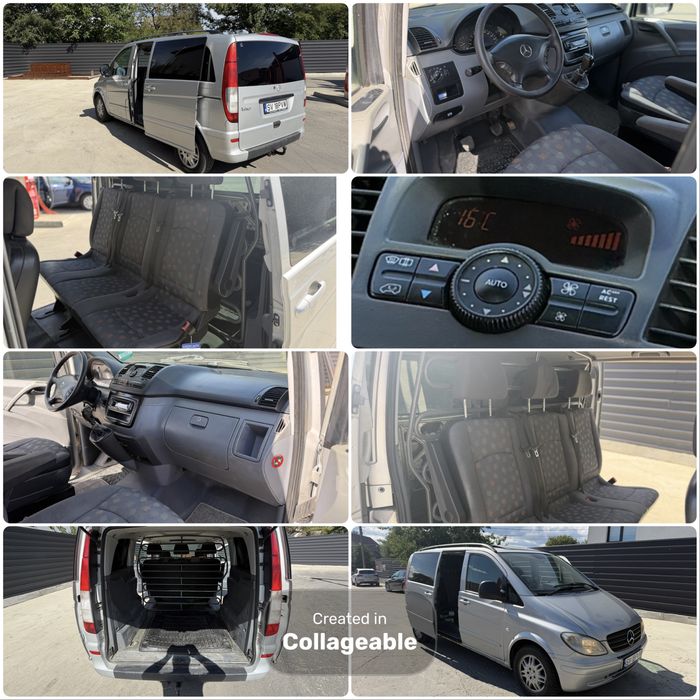Mercedes Vito 2006-2.2d-5locuri/ Clima-Trapa-Variante auto!!