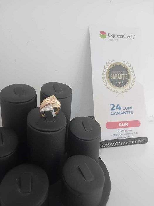 (Ag33) Inel Aur 14K/Garantie 2 ani