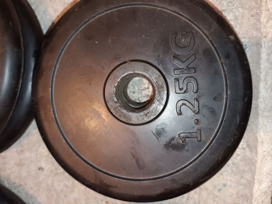 Vând gantere fier 40 kg