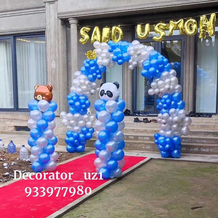Оформление шарами в Ташкенте