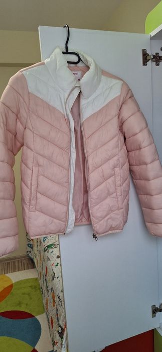 Дамско яке розово и бяло