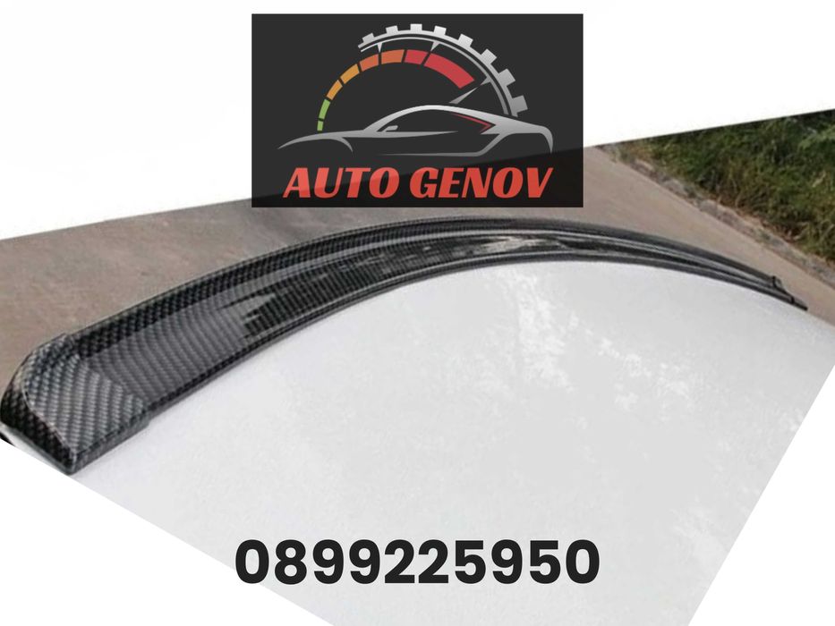 Спойлер За Багажник, Лип Спойлер, Полиуретан, 35х15, Карбон