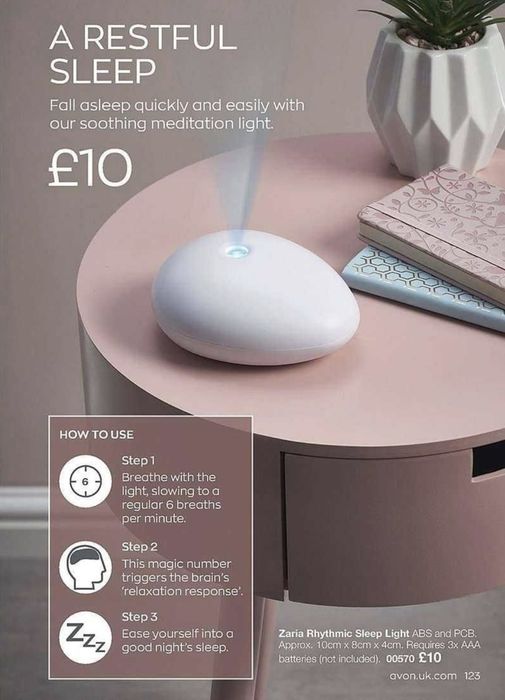 Dispozitiv de respiratie ritmica de adormit Rhythmic Sleep Light