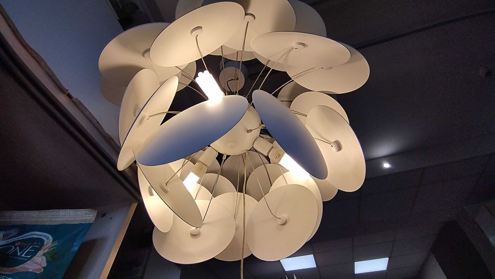 Полилей стил Marset Discocó с три крушки 80/60см