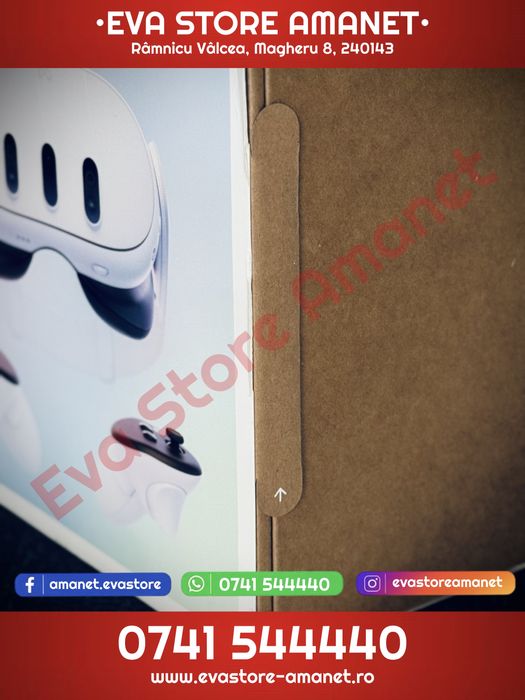 Ochelari VR META Oculus Quest 3 512GB 4K BT/WiFi 2064 x 2208