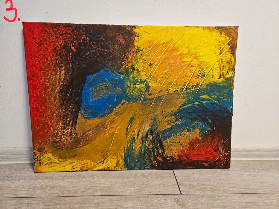 Продавам 4  авторски картини (акрилна боя)